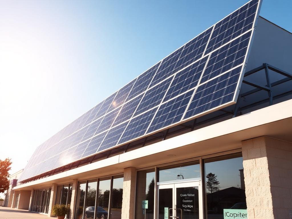 Painéis solares para comércio e empresa