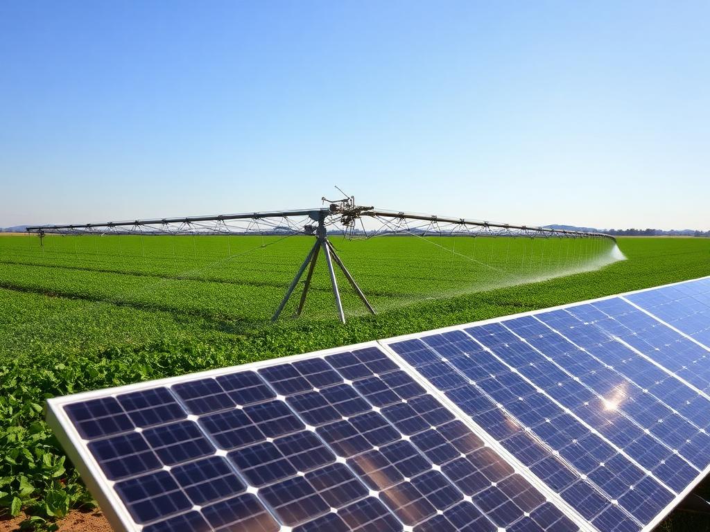 Energia solar para sistema de irrigação