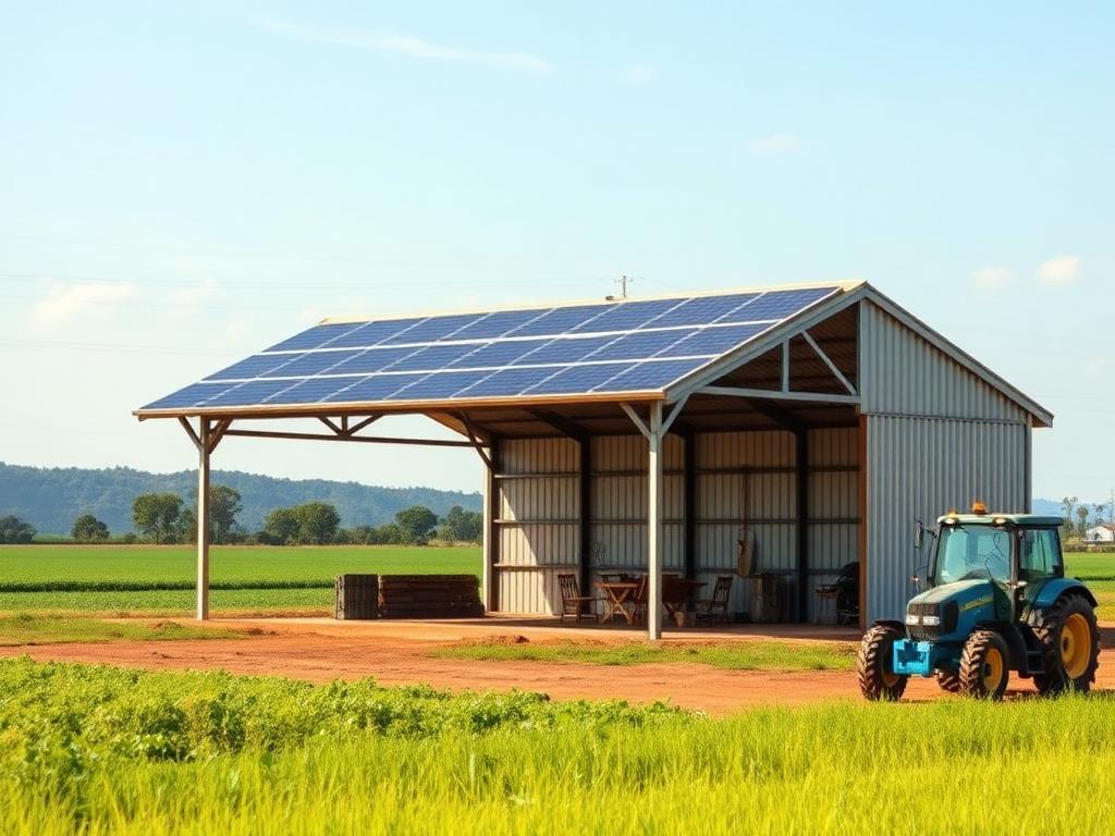Energia solar para propriedade rural
